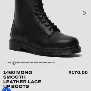 Dr. Martens Black Leather Boots